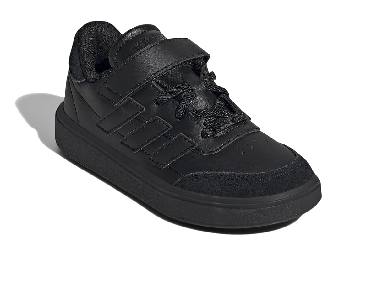 Amazon.com | adidas Courtblock Sneaker, Black/Black/Black, 1